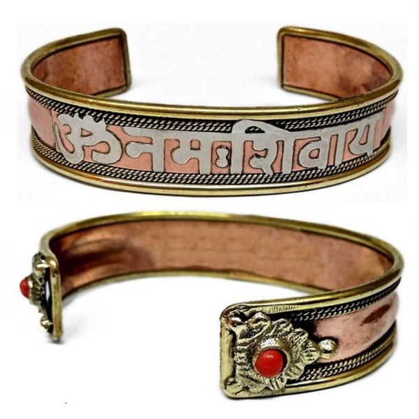 Abhimantrit ® Om Namah Shivaya Healing Copper Bracelet for Hindu Online at low price in India