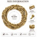Tulsi Kanthi Mala Natural to Keep Body Clean and Disease Free - 3 Round - Image 2