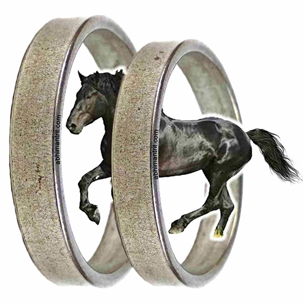 kale ghode ki naal ki ring original online