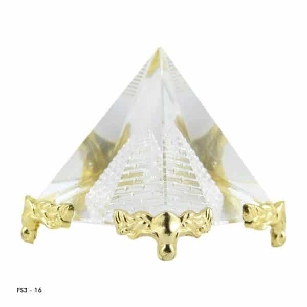 Abhimantrit Original Crystal Pyramid