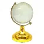Crystal Glass World Globe with Stand