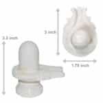 Buy White Stone Shivling at Best Price Abhimantrit™