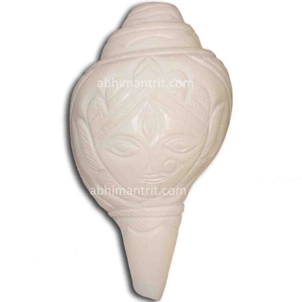 Maa Kali Carving Blowing Shankh