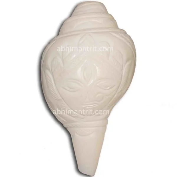Maa Kali Carving Blowing Shankh