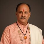 MachMani Stone Original White Metal Pendant in Black Thread with Lab Certificate