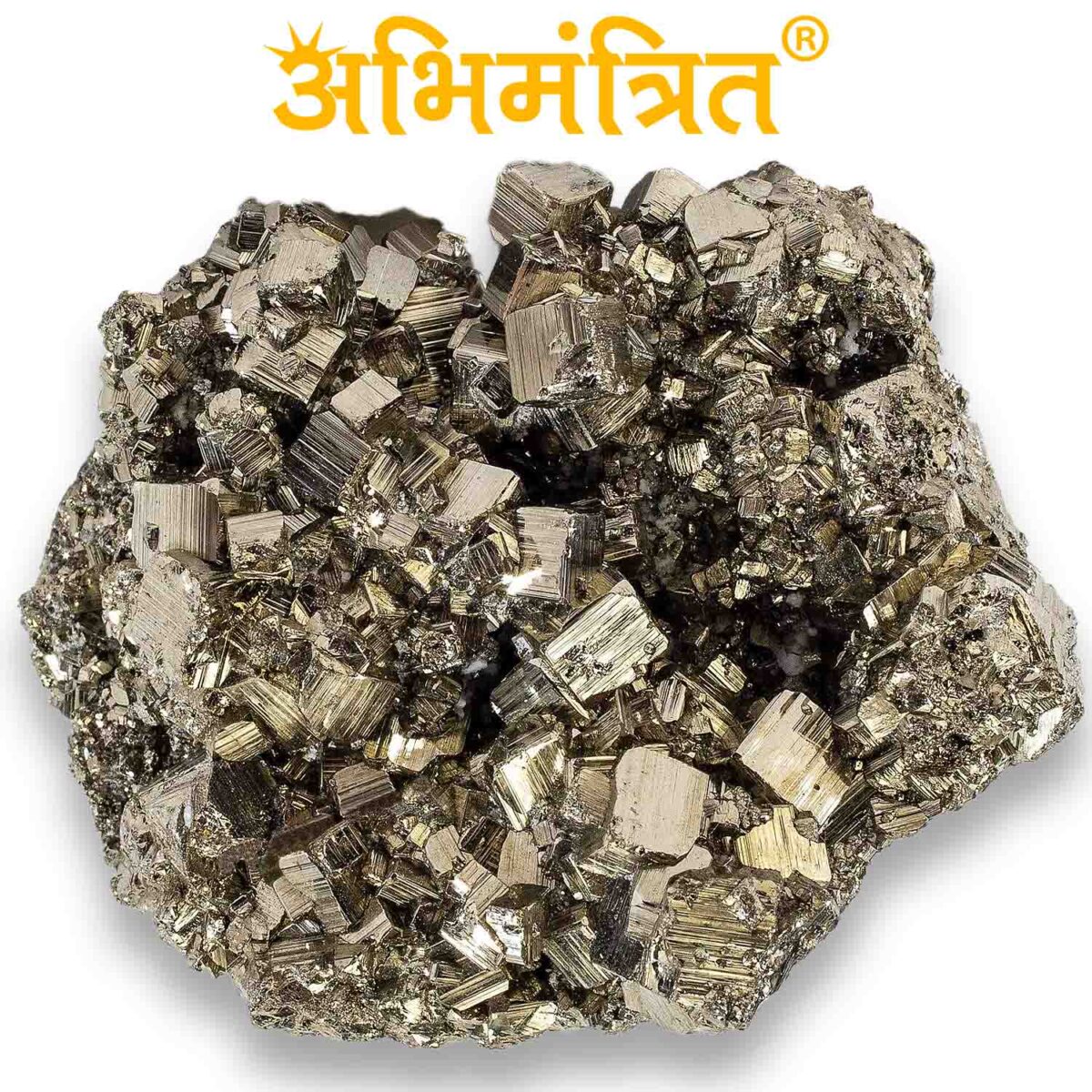 Pyrite Stone Original with Certificate
